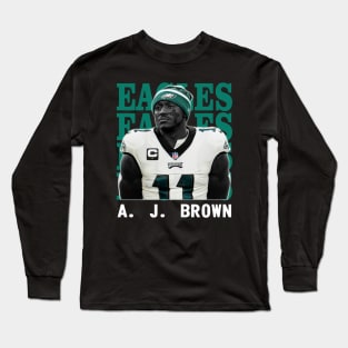 Philadelphia Eagles A. J. Brown 11 Long Sleeve T-Shirt